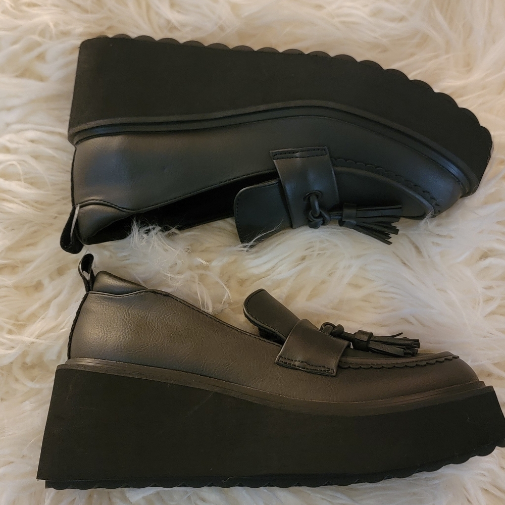 🆕️👞Rocket Dog Harper Women's Platform Loafers - Black, Sz 9 - Picture 9 of 10
